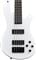 Spector NS Ethos HP 5 5-String Bass Guitar with Bag White Sparkle Gloss Body View